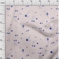 thumbnail image 2 of oneOone Velvet Pale Pink Fabric Leaves & Flowers Floral Craft Projects Decor Fabric Printed By The Yard 58 Inch Wide, 2 of 5
