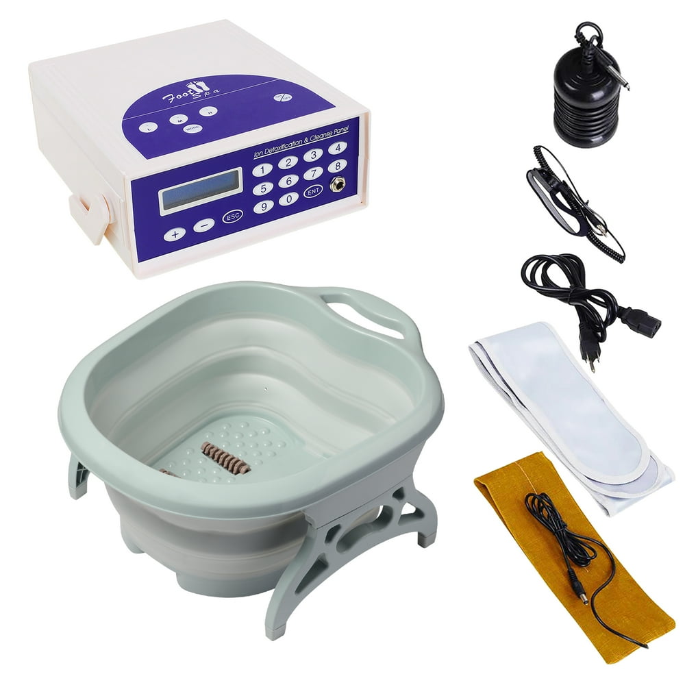 Ionic Detox Foot Bath Machine Folding Tub Kit with Array Far