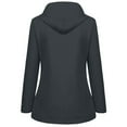 thumbnail image 4 of Veste Extérieure Coupe-Vent à Capuche Imperméable Manteau de Pluie pour Femmes, 4 of 6