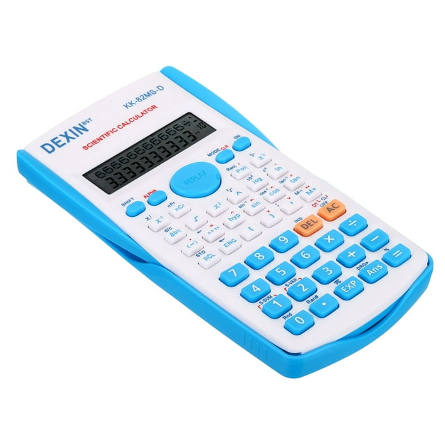 Unique Bargains Scientific Calculator 2 Line 12 Digit Engineering Calculator with 240 Function Blue