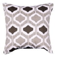 thumbnail image 2 of A&B Home Cotton Embroidered Throw Pillow, Brown, 18 by 20-Inch, 2 of 2