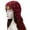 Wine Red, variant on Women Hat Faux Pearl Design Super Soft Breathable Wear Resistant Women Spring Autumn Knitted Hat Beanie Cap Decor for Daily Wear