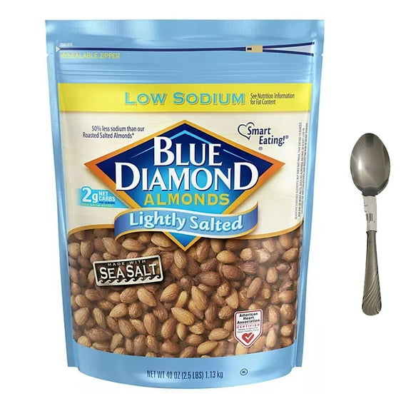 Blue Diamond Lightly Salted Whole Almonds (40 oz.)With Spoon