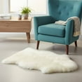 thumbnail image 5 of Super Area Rugs, Sheepskin Rug, Sheep Skin Throw Rug - Use as Decor or Seat Cover - All Natural Color, 2ft. X 3ft., 5 of 10