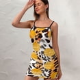 thumbnail image 3 of Ladies Elegant Sling Sleeveless Sexy Dress Animal prints, 3 of 6