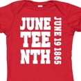 thumbnail image 4 of Inktastic Juneteenth June 19, 1865 Boys or Girls Baby Bodysuit, 4 of 5