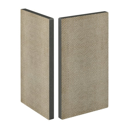 UPC: 0819767017158 | WAY BASICS Cat Scratcher Corner Wall Mounted  Charcoal Black