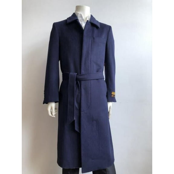 Belt-Coat 15157-1# Navy - Wholesale Coat - Wholesale Winter Coats