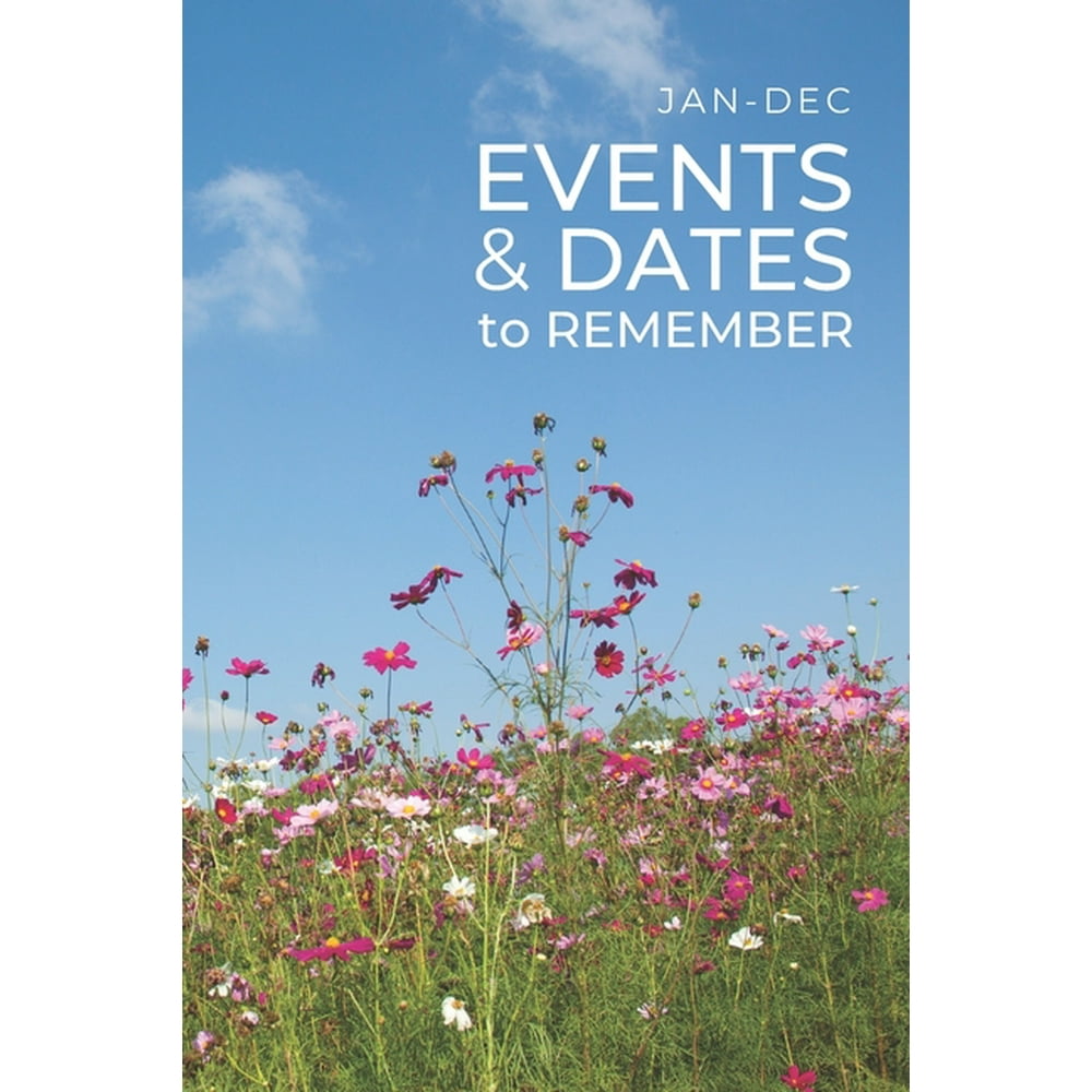 JANDEC Events & Dates to Remember Minimalists Important & Special