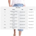 thumbnail image 2 of Xdegoge Cropped Pants for Women Casual Straight Leg Capris with Pockets Elastic Drawstring Waist Comfy Breathable Cotton Blend Summer Bottoms Lounge Vacation, 2 of 5