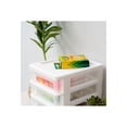 thumbnail image 5 of IRIS USA 4-Drawer Small Desktop Storage System, White, Set of 2, 5 of 5