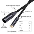 thumbnail image 4 of Adaptador TRS de 3,5 mm hembra a XLR macho de 3 pines para cable convertidor de cañón (0,3 m) WDOplteas  Para estrenar, 4 of 9