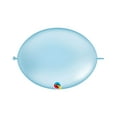 thumbnail image 2 of Qualatex Qualatex Pearl Light Blue Quick Link Latex Balloons, 6 inch (50pc Set) Party Supplies and Decorations, 2 of 2