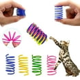 thumbnail image 5 of 64 Pcs Cat Spring Toy, Interactive Cat Toy for Indoor Cats, Lightweight Durable Plastic, Plastic Cat Coil for Kittens to Swat, Bite, Hunt, 5 of 9