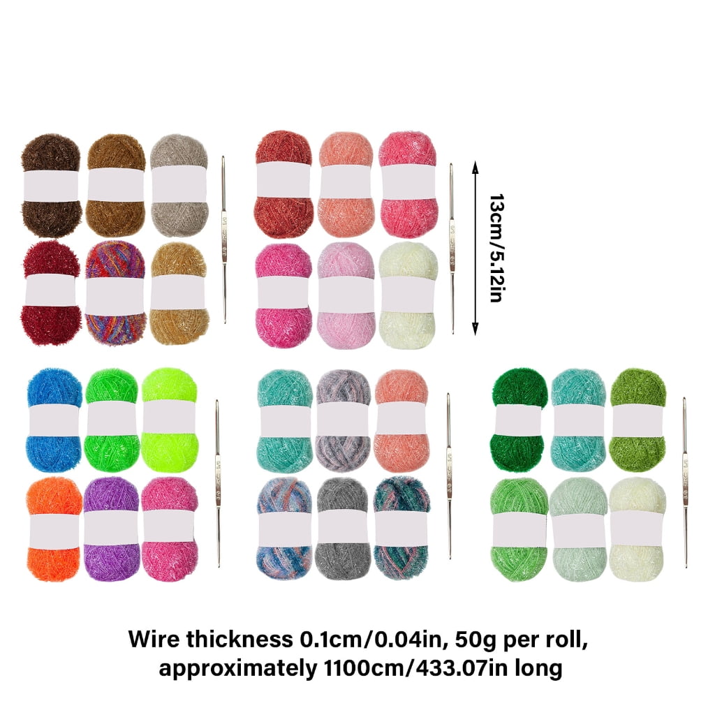 120 Yards Scrubby Yarn Skein for Crocheting Dishcloths Scrubby Crocheting