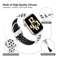 thumbnail image 4 of WFEAGL Silicone Apple Watch Band Sport Strap with Air Hole 42mm 44mm 45mm White Black, 4 of 8