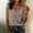 Gray, variant on Moonsky Womens Tank Tops Summer Sleeveless Loose Fit TShirts Stain V Neck Pleated Shirts Basic Tees Dressy Casual Trendy Clothes Navy 2XL