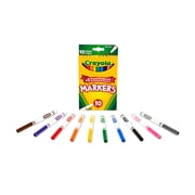 Crayola Fine Line Markers, Classic Colors, 10 Count, Back to School Supplies for Kids and Teachers, Classroom Essentials, Gifts, 3+