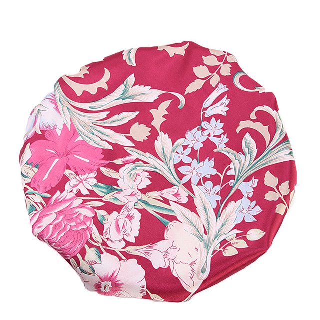 Sonducket Sleep Bonnet Extra Large Sleeping Hat Doble capa con cordón Turbante para el cabello Patrones bohemios Suministros para la cabeza Sombreros vino rojo Sonducket AP009761-03