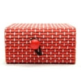 thumbnail image 2 of Bamboo Jewelry Box,Storage Case with Removable Dividers for Rings Earrings Necklaces,Compact Jewelry Organizer Holder,Decorative Posh Design,Travel Jewelry Case,Red,1PC, 2 of 2