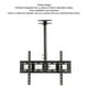 thumbnail image 3 of Soporte De Techo Para TV, Soporte De Montaje Para TV, Hoja Laminada En Frío Ajustable De Fácil Operación Para Televisores De 32 A 85 Pulgadas Para Oficina Para Dormitorio, 3 of 7