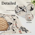 thumbnail image 3 of Japanese Style Body Pillow Covers 20"x60", Vintage Cartoon Cat House Trees Flowers Soft Brushed Microfiber Breathable Throw Pillow Covers, Decorative Pillowcase with Zipper for Couch Sofa Bedroom, 3 of 9