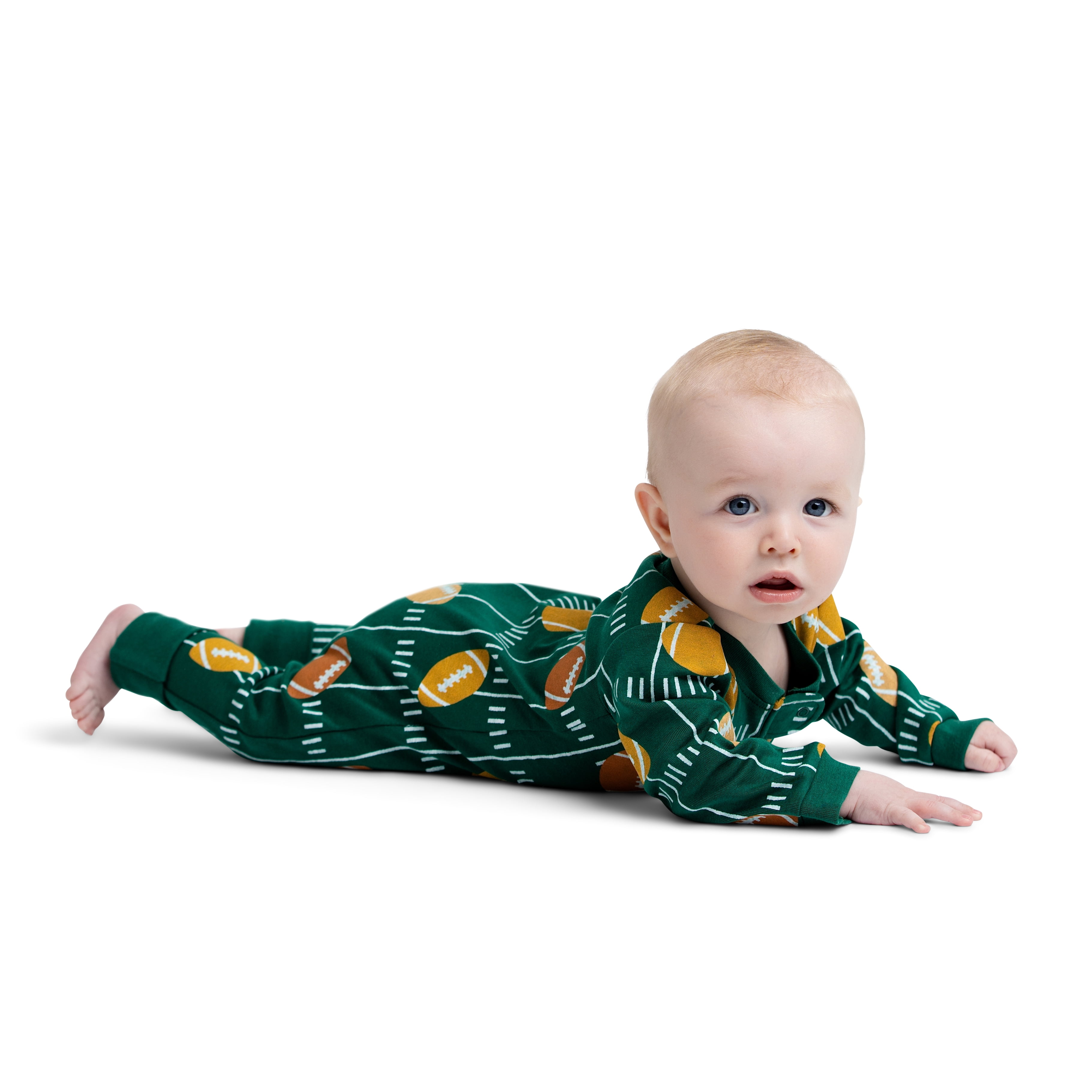 M+A by Monica + Andy, Organic Cotton One-Piece Coverall, Sizes Newborn - 18-24 Months