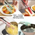 thumbnail image 6 of WYBXZ Kitchen Tongs, 9-Inch Cooking Tongs with Tips, Non-Stick Food Tongs for Cooking Baking Heat Resistants up to 480°F, 310 Stainless Steel, Non-Slip, 6 of 11