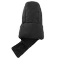 thumbnail image 5 of Windproof Hooded Scarf Hats for Woman Ear Protection One Piece Trapper Cap Winter Warm Skiing Cycling Outdoor, Dark Grey, 5 of 7