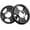 2X2.5LB, variant on RitFit Weight Plates for Barbell, 2-Inch Olympic Rubber Grip Plates for Weightlifting and Strength Training in Home & Gym, Single, Pair and Sets