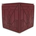 thumbnail image 4 of Frank Lloyd Wright Lake Geneva Tulip Art Glass Textile Block Petite Trinket Box, 4 of 8