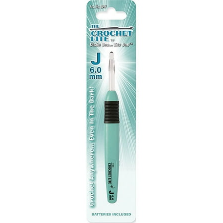 Crochet Lite Crochet Hook, Size J/6mm, Green