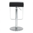 thumbnail image 3 of Maklaine Contemporary Metal 35''H x 16.5''W x 14.5''D Modern Bar Stool in Black, 3 of 5