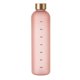 thumbnail image 1 of Botella de agua motivacional con marcas de tiempo para beber, botella de plástico reutilizable con Tritan sin BPA para gimnasio y deportes., 1 of 4