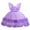 Purple, variant on Xmyrz Princess Dresses For Girls Lace Embroidery Flowers Role Play Costume Gown Sleeveless Flower Girl Dresses Going Out Dresses Cute Dresses