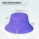 thumbnail image 3 of Balery Purple Glitter Sombreros para el sol para hombre y mujer, sombrero de pescador con UPF 50+, 3 of 6