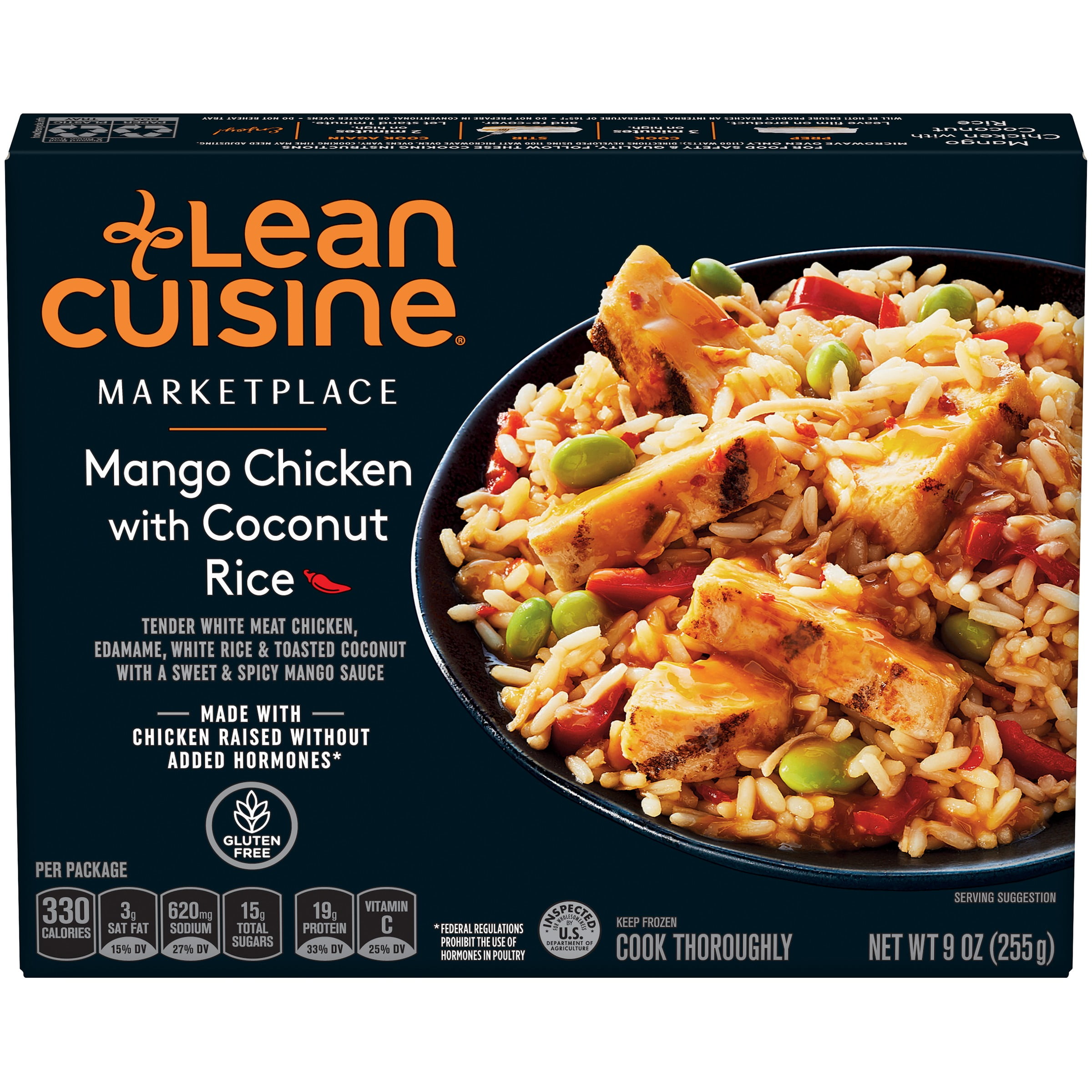 Lean Cuisine Marketplace Mango Chicken With Coconut Rice 9 Oz Box Walmart Com Walmart Com