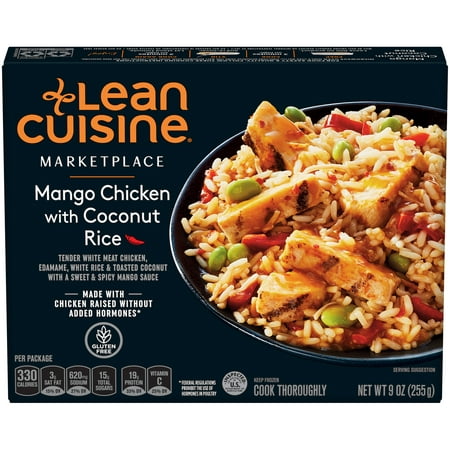 LEAN CUISINE MARKETPLACE Mango Chicken with Coconut Rice 9 ...