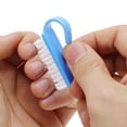 thumbnail image 2 of Unique Bargains 5 Pcs Durable Solid Nail Cleaning Brush for Cleaning Fingernails Small Blue, 2 of 7