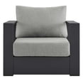 thumbnail image 6 of Modway Tahoe Outdoor Patio Powder-Coated Aluminum Armchair in Gray Gray, 6 of 8