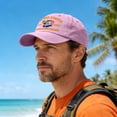 thumbnail image 2 of enyan United States 250th Anniversary Cap, Adjustable Retro Embroidered Hat, Patriotic Baseball Cap for Men Women Gifts,Pink, 2 of 6