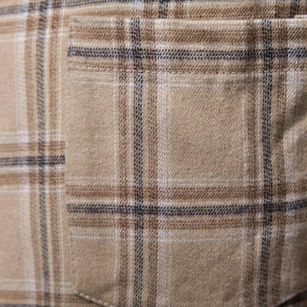 TMOYZQ Mens Big & Tall Flannel Hoodie Drawstring Hooded