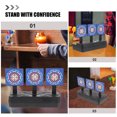 thumbnail image 3 of OULII 2Pcs Self Resetting Target Toy Plastic Blue Interactive Sports Equipment for Family and Friends, 3 of 6