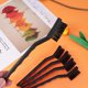 thumbnail image 2 of 5pcs 7-inch 3 Row Plastic Handle PCB Circuit Board Anti Static Brush (Black), 2 of 2
