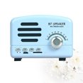 thumbnail image 2 of Haut-parleur Rétro Multifonction Radio Caisson de Basses Petit Format Haut-Parleur (Bleu), 2 of 6