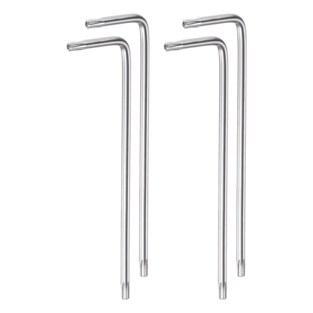 Unique Bargains 4pack Torx Hex Key Wrenches T25 High Carbon Steel Extra Long Arm Torx Hex Key Wrench