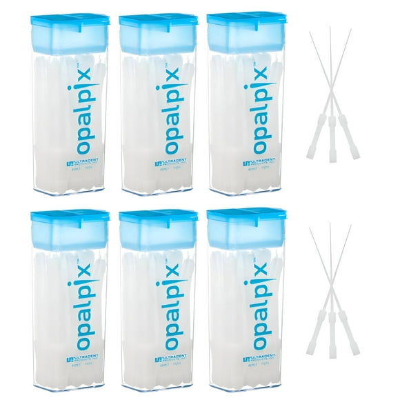 Opalpix Dental Picks (6 Pack) 32ct per Pack Toothpicks Opalescence Teeth Products Plastic Tooth Dental Pick Oral Care Soft Gum 5590-6
