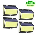thumbnail image 1 of Lámpara Solar LED con Sensor de movimiento PIR para exteriores, luz de pared alimentada por la luz Solar, impermeable, decoración de jardín, luz de calle de emergencia, 468/114, 1 of 4
