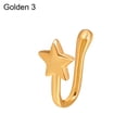 thumbnail image 2 of SmartBy Nose Cuffs Charming Trendy Non Piercing Easy to Wear Women Nose Rings Hoop for Party, 2 of 7