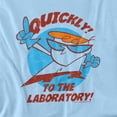 thumbnail image 2 of Dexters Laboratory Quickly Women's T Shirt, Light Blue, Medium, 2 of 6